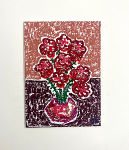 "Endless blooming flowers" Mini Series / Original Painting