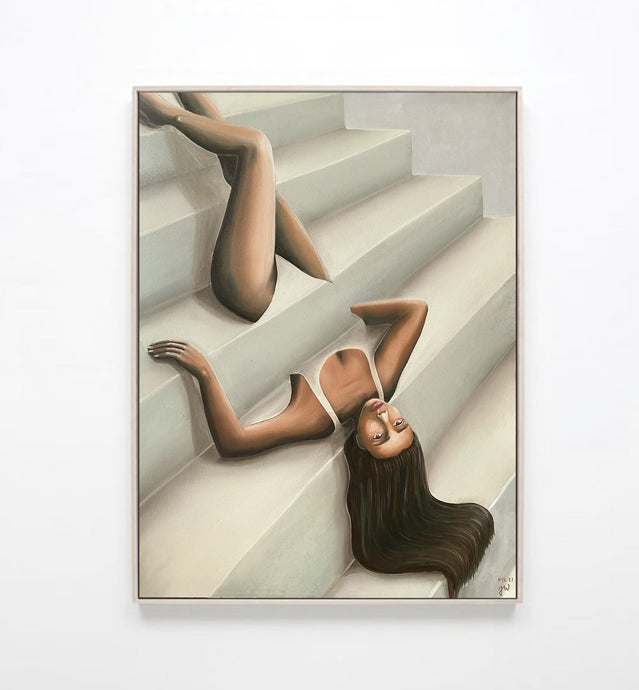 Stairway to New York / Exclusive Print on Canvas