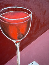 Cherry Martini - Napkin Notes / JW Original Artwork (unframed)