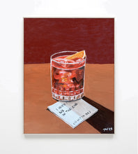 Negroni -  Napkin Notes  / JW Original Artwork (unframed)