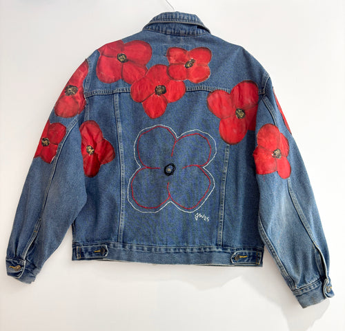 Poppy / Painted Denim Jacket